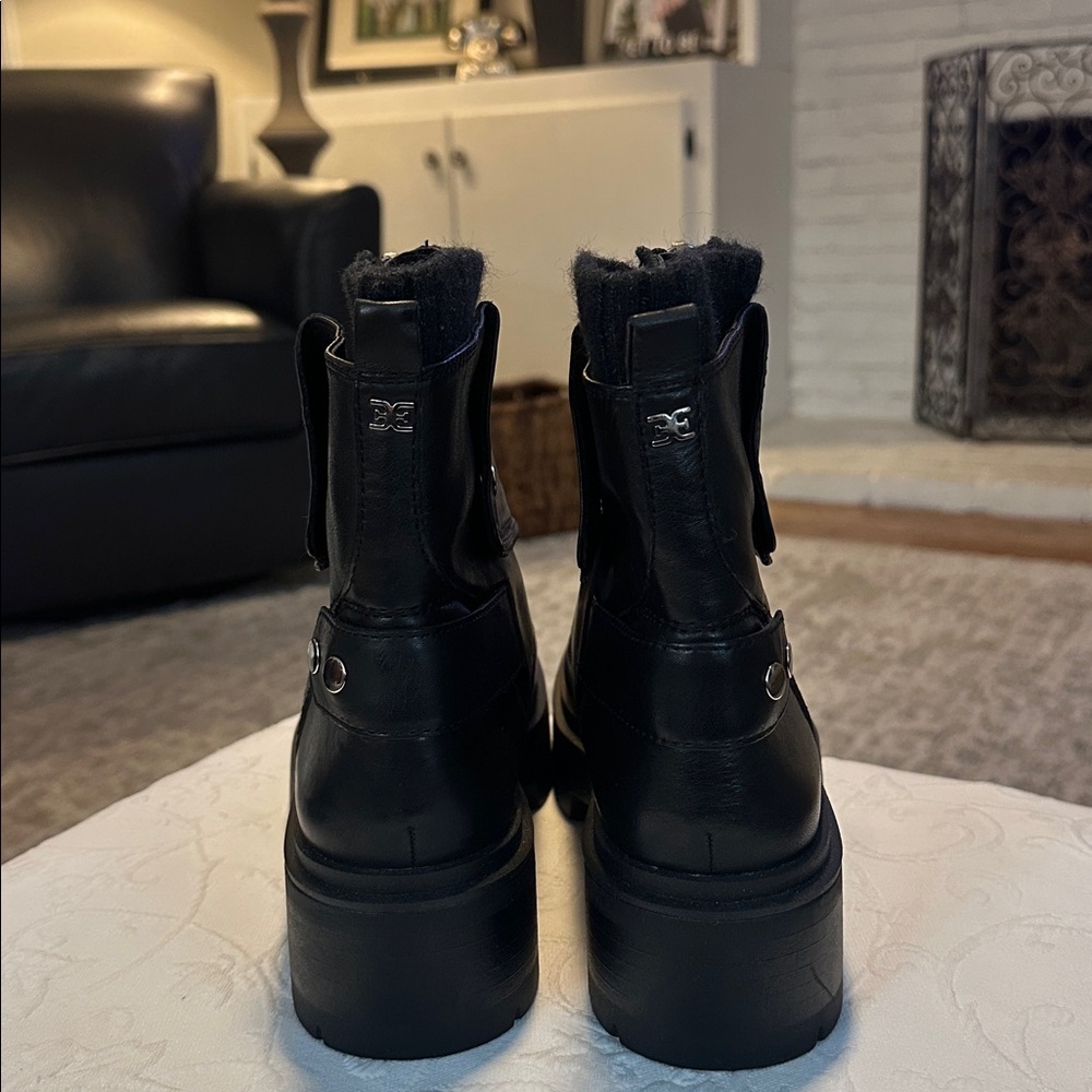 Sam Edelman Women's Linds Zipper Boots SIZE 8.5 - Picture 4 of 5